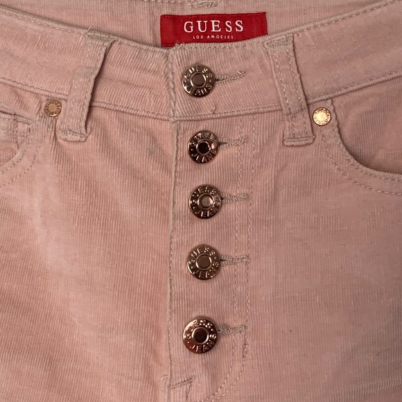 Guess | Pink Button Fly Corduroys - 24 - Picture 2 of 5